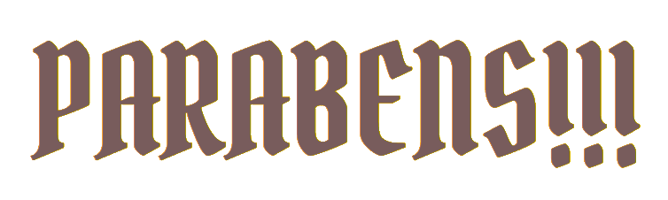 Parabéns!